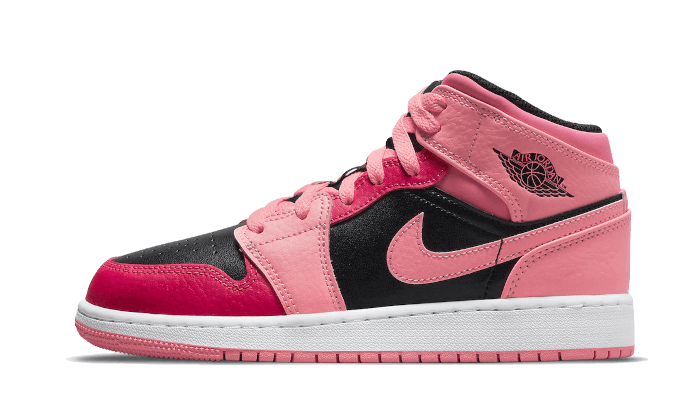 Pink and black aj1 top