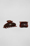 Effortless Claw Clip (2-Pack) - Brown Tortoise