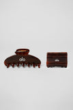 Effortless Claw Clip (2-Pack) - Brown Tortoise