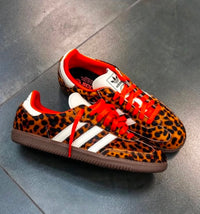Wmns Samba OG Cheetah Pack - Preloved Red