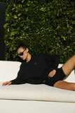 Accolade Crew Neck Pullover - Black