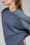 Accolade Crew Neck Pullover - Bluestone