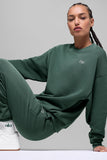 Accolade Crew Neck Pullover - Clover Green