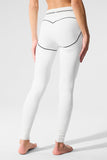 Airbrush High-Waist Heart Throb Legging - White/Black