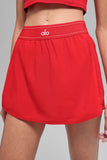 Match Point Tennis Skirt - Bright Red