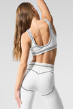 Airbrush Heart Throb Bra - White/Black