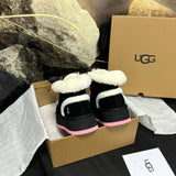 UGG Platform Noire & Rose