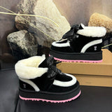 UGG Platform Noire & Rose