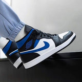 AIR JORDAN 1 MID WHITE BLACK ROYAL