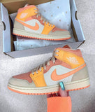 AIR JORDAN 1 MID APRICOT ORANGE