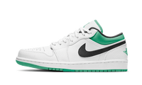 AIR JORDAN 1 LOW WHITE LUCKY GREEN BLACK