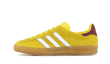 ADIDAS GAZELLE INDOOR BRIGHT YELLOW BURGUNDY