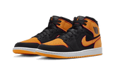 AIR JORDAN 1 MID FAT TONGUE BLACK ORANGE