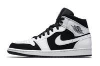 AIR JORDAN 1 Mid WHITE BLACK