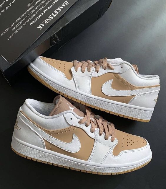 AIR JORDAN 1 LOW TAN GUM