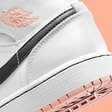 AIR JORDAN 1 MID WHITE ARCTIC ORANGE