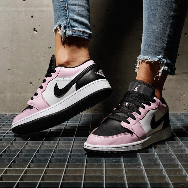 AIR JORDAN 1 LOW WHITE LIGHT ARCTIC PINK