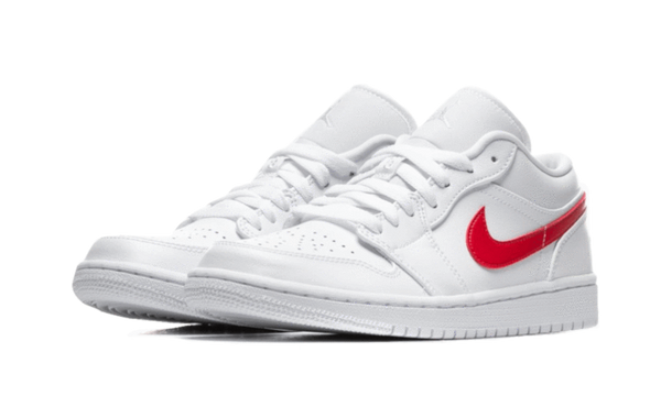 AIR JORDAN 1 LOW WHITE UNIVERSITY RED