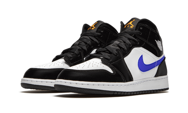 AIR JORDAN 1 MID BLACK RACER BLUE WHITE