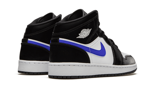 AIR JORDAN 1 MID BLACK RACER BLUE WHITE