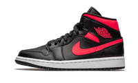 AIR JORDAN 1 MID BLACK SIREN RED