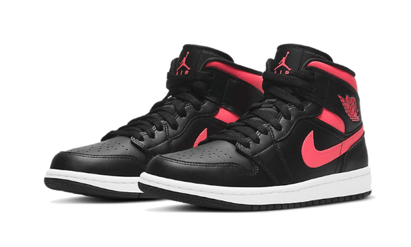 AIR JORDAN 1 MID BLACK SIREN RED