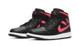 AIR JORDAN 1 MID BLACK SIREN RED