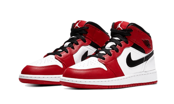 AIR JORDAN 1 MID CHICAGO WHITE