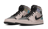 AIR JORDAN 1 MID DIRTY POWDER IRIDESCENT