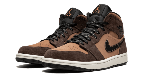 Air Jordan 1 Mid Earthy Brown