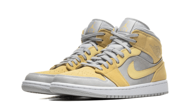 AIR JORDAN 1 MID MIXED TEXTURES YELLOW