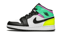 AIR JORDAN 1 MID PASTEL BLACK TOE