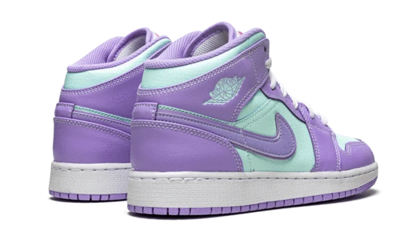 AIR JORDAN 1 MID PURPLE AQUA