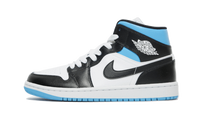 AIR JORDAN 1 MID ROYAL BLACK AND BLUE