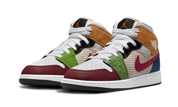 Air Jordan 1 Mid GS Patchwork