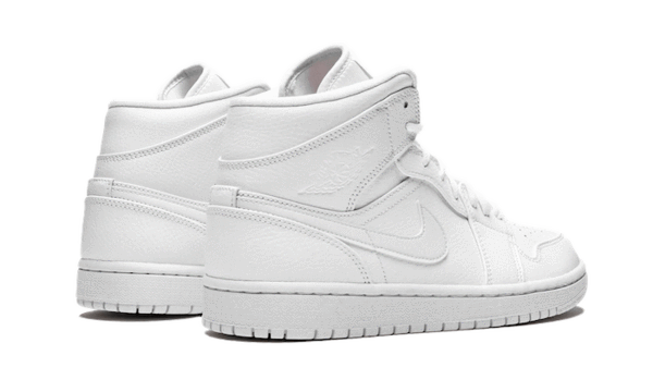 AIR JORDAN 1 MID TRIPLE WHITE