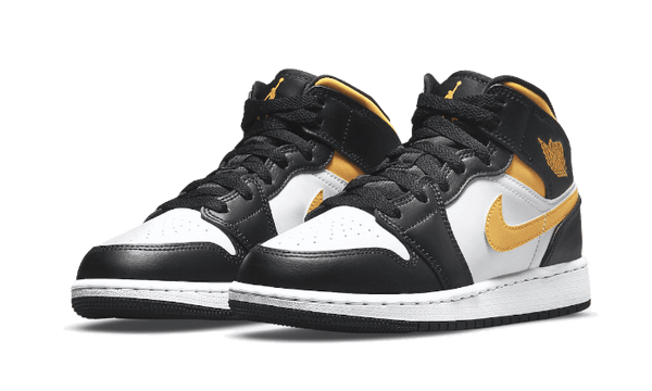 AIR JORDAN 1 MID WHITE POLLEN BLACK