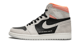 AIR JORDAN 1 RETRO HIGH NEUTRAL GRAY HYPER CRIMSON