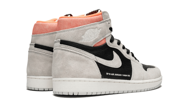 AIR JORDAN 1 RETRO HIGH NEUTRAL GRAY HYPER CRIMSON