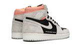 AIR JORDAN 1 RETRO HIGH NEUTRAL GRAY HYPER CRIMSON