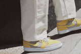 AIR JORDAN 1 MID MIXED TEXTURES YELLOW