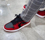 AIR JORDAN 1 LOW REVERSE BRED PEBBLED SWOOSH