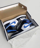 AIR JORDAN 1 MID WHITE BLACK ROYAL