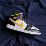 AIR JORDAN 1 MID WHITE POLLEN BLACK