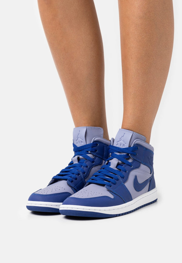 AIR JORDAN 1 MID SE IRON PURPLE DEEP ROYAL